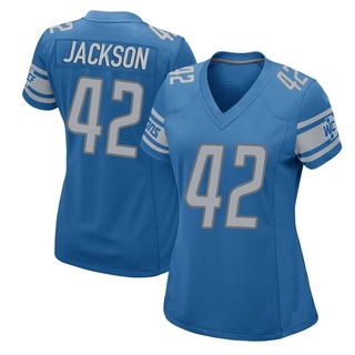 Game Justin Jackson Women's Detroit Lions Team Color Jersey - Blue