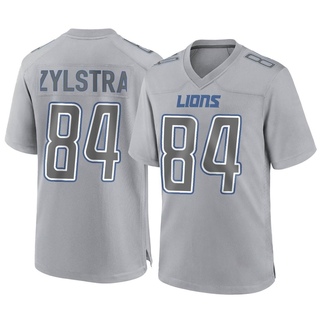Game Shane Zylstra Youth Detroit Lions Atmosphere Fashion Jersey - Gray