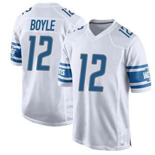 Game Tim Boyle Youth Detroit Lions Jersey - White