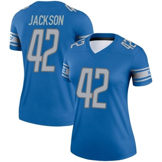 Legend Justin Jackson Women's Detroit Lions Jersey - Blue