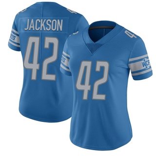 Limited Justin Jackson Women's Detroit Lions Team Color Vapor Untouchable Jersey - Blue