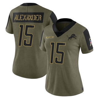Limited Maurice Alexander Women's Detroit Lions 2021 Salute To Service Jersey - Olive