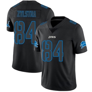 Limited Shane Zylstra Youth Detroit Lions Jersey - Black Impact