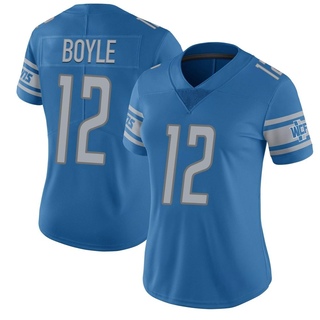 Limited Tim Boyle Women's Detroit Lions Team Color Vapor Untouchable Jersey - Blue