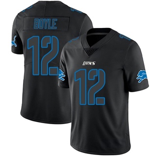 Limited Tim Boyle Youth Detroit Lions Jersey - Black Impact